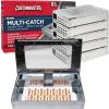 imageCatchmaster Pro Series MultiCatch Mouse Trap 6Pack Humane Mouse Traps Indoor for Home Includes Replaceable Glue Boards Pet Safe Pest Control Live Catch for Garage ampamp ShedRegular