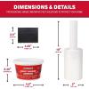 imageCatchmaster Tree Banding Insect Barrier 6Pk 15oz Pails Lanternfly ampamp Ant Traps Outdoor Adhesive Crawling Insect Trap Glue Traps to Protect Trees Fruit ampamp Plants4 15 oz Pails  Extended Kit