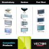 imageCatchmaster Vector 30 UV Light Fly Traps Indoor for Home Electric Gnat Traps for House Indoor Shatterproof Bulbs UV Lamp Fly Insect ampamp Mosquito Killer Silent Bug Light for Kitchen Shed Garage12Pack