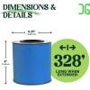 imageCatchmaster XL AG Roll 2PK Double Sided Adhesive Fly Tape Strips Fungus Gnat Sticky Trap for Greenhouse Garden Nursery Pest Control Gardening Supplies Pet Safe Insect Trap 328 x 12quot BlueBlue
