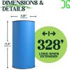 imageCatchmaster XL AG Roll 2PK Double Sided Adhesive Fly Tape Strips Fungus Gnat Sticky Trap for Greenhouse Garden Nursery Pest Control Gardening Supplies Pet Safe Insect Trap 328 x 12quot BlueBlue