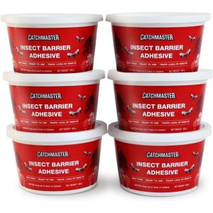 imageCatchmaster Tree Banding Insect Barrier 6Pk 15oz Pails Lanternfly ampamp Ant Traps Outdoor Adhesive Crawling Insect Trap Glue Traps to Protect Trees Fruit ampamp Plants6 15 oz Pails