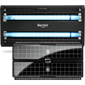 imageCatchmaster Vector 30 UV Light Fly Traps Indoor for Home Electric Gnat Traps for House Indoor Shatterproof Bulbs UV Lamp Fly Insect ampamp Mosquito Killer Silent Bug Light for Kitchen Shed Garage1 180 sq ft coverage