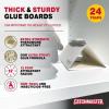 imageCatchmaster Clothes Moth Traps for House 6PK Wardrobe Closet Storage Glue Traps Sticky Bug Catcher Indoor with Pheromone Odorless Adhesive Flying Insect Trap Protect Clothing Pet Safe Pest Control24 Traps