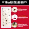 imageCatchmaster Cricket XL Giant Glue Boards 6Pk Adhesive Bug Catcher Cricket Traps Indoor Sticky Trap for Inside Your Home Bulk Insect Killer Insect Traps for House ampamp Garage Pet Safe Pest Control48Traps