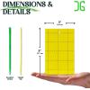 imageCatchmaster GRO Yellow Regular Double Sided Sticky Traps 72PK Adhesive Bug ampamp Fruit Fly Trap Pest Control for Home Farm Garden Hydroponics ampamp Greenhouse Protect Live Plants Indoor ampamp OutdoorYellow