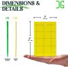 imageCatchmaster GRO Yellow Regular Double Sided Sticky Traps 72PK Adhesive Bug ampamp Fruit Fly Trap Pest Control for Home Farm Garden Hydroponics ampamp Greenhouse Protect Live Plants Indoor ampamp OutdoorYellow