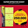 imageCatchmaster Giant Fly Glue Trap 1Pack 30 Feet Each Adhesive Fly Traps Outdoor Sticky Bug Catcher Bulk Flying Insect Paper Roll Pet Safe Pest Control for Garage Barn Greenhouse ampamp Garbage Room3 Pack