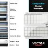 imageCatchmaster Vector Optima Light Trap UV Light Fly Traps for Home Gnat Traps for House Indoor Shatterproof Bulbs UV Lamp Insect Killer Bug Catcher for Kitchen Garage ampamp Warehouse  BlackReplacement Boards 12Pack