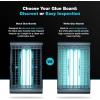 imageCatchmaster Vector Optima Light Trap UV Light Fly Traps for Home Gnat Traps for House Indoor Shatterproof Bulbs UV Lamp Insect Killer Bug Catcher for Kitchen Garage ampamp Warehouse  BlackReplacement Boards 12Pack