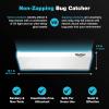 imageCatchmaster Vector Optima Light Trap UV Light Fly Traps for Home Gnat Traps for House Indoor Shatterproof Bulbs UV Lamp Insect Killer Bug Catcher for Kitchen Garage ampamp Warehouse  BlackVector Optima  White
