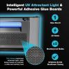 imageCatchmaster Vector Universal Replacement Glue Boards White UV Light Fly Trap for Home Unscented Gnat Traps for House UV Lamp Insect ampamp Mosquito Killer Refill Adhesive Bug Light Boards 12Pack1 416 sq ft coverage