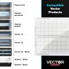 imageCatchmaster Vector Universal Replacement Glue Boards White UV Light Fly Trap for Home Unscented Gnat Traps for House UV Lamp Insect ampamp Mosquito Killer Refill Adhesive Bug Light Boards 12Pack12Pack