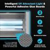 imageCatchmaster Vector Universal Replacement Glue Boards White UV Light Fly Trap for Home Unscented Gnat Traps for House UV Lamp Insect ampamp Mosquito Killer Refill Adhesive Bug Light Boards 12Pack2 850 sq ft coverage