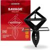 imageCatchmaster Savage Professional Strength Easy Set Mole Trap  Heavy Duty  Non Toxic Quick and Clean Metal Trap  1 Mole Trap Pack  Solid Metal Mole Trap Step to Set Heavy Duty