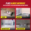 imageCatchmaster MultiCatch Mouse Trap Humane Mouse Trap Indoor for Home Includes 1 Replaceable Glue Board Live Catch Pest Control for Garage ampamp ShedMetallic