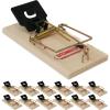 imageInstant Kill Mouse Snap Traps by Catchmaster  72 Count Ready for Use Indoors ampamp Outdoors Wood DoubleTension Springs WeatherResistant CorrosionResistant Disposable PoisonFree NonToxic12