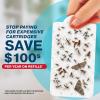 imageCatchmaster Vector 9 UV Light Plug in Flying Insect Trap  Silent Indoor Bug Catcher for House amp Fruit Flies Gnats amp Moths  MessFree Easy Setup amp Cleanup  with 12 Glue Trap Refills Year Supply