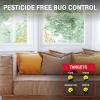 imageCatchmaster Fly Traps for Window Corners Decorative 12Pack Gnat and Fruit Fly Strips Disposable Discreet Bug Catcher Insect Sticky Glue Traps Adhesive Pest Control for Home amp Kitchen